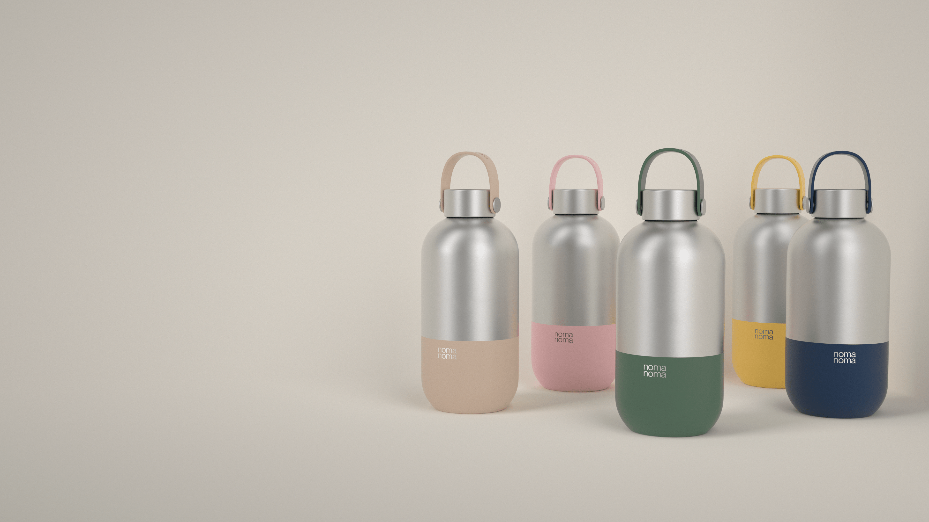 Die noma noma Trinkflasche in 750ml gibt es in unterschiedlichen Farben.