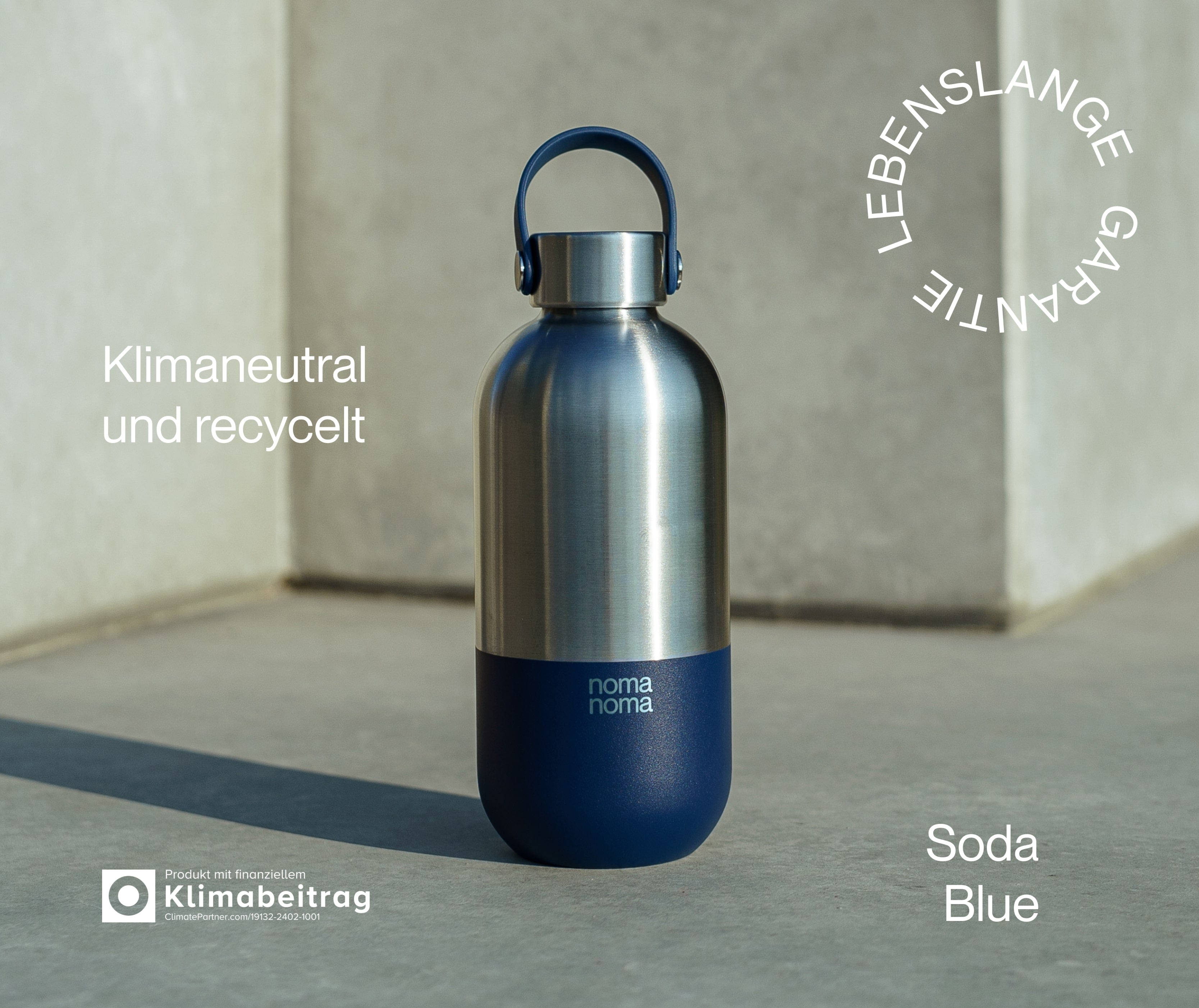Insulated Bottle 500 ml Soda Blue