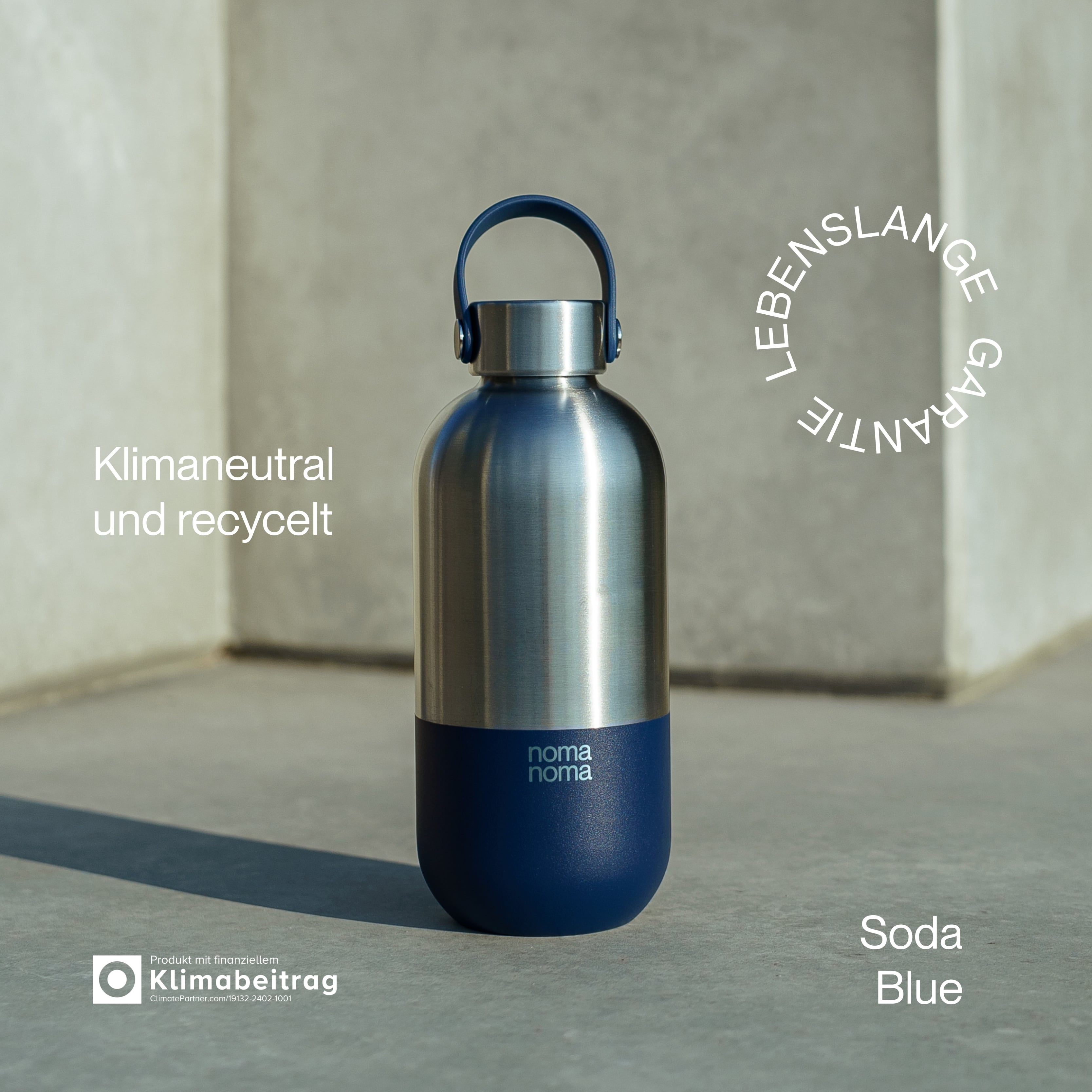 Insulated Bottle 750 ml Soda Blue