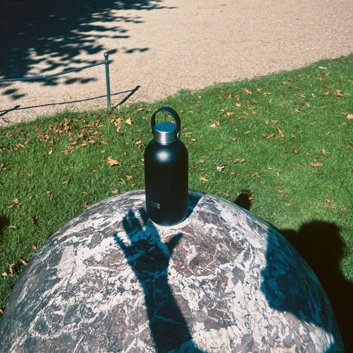 Edelstahl Trinkflasche 2.0 750 ml Coffee Black vollfarbig