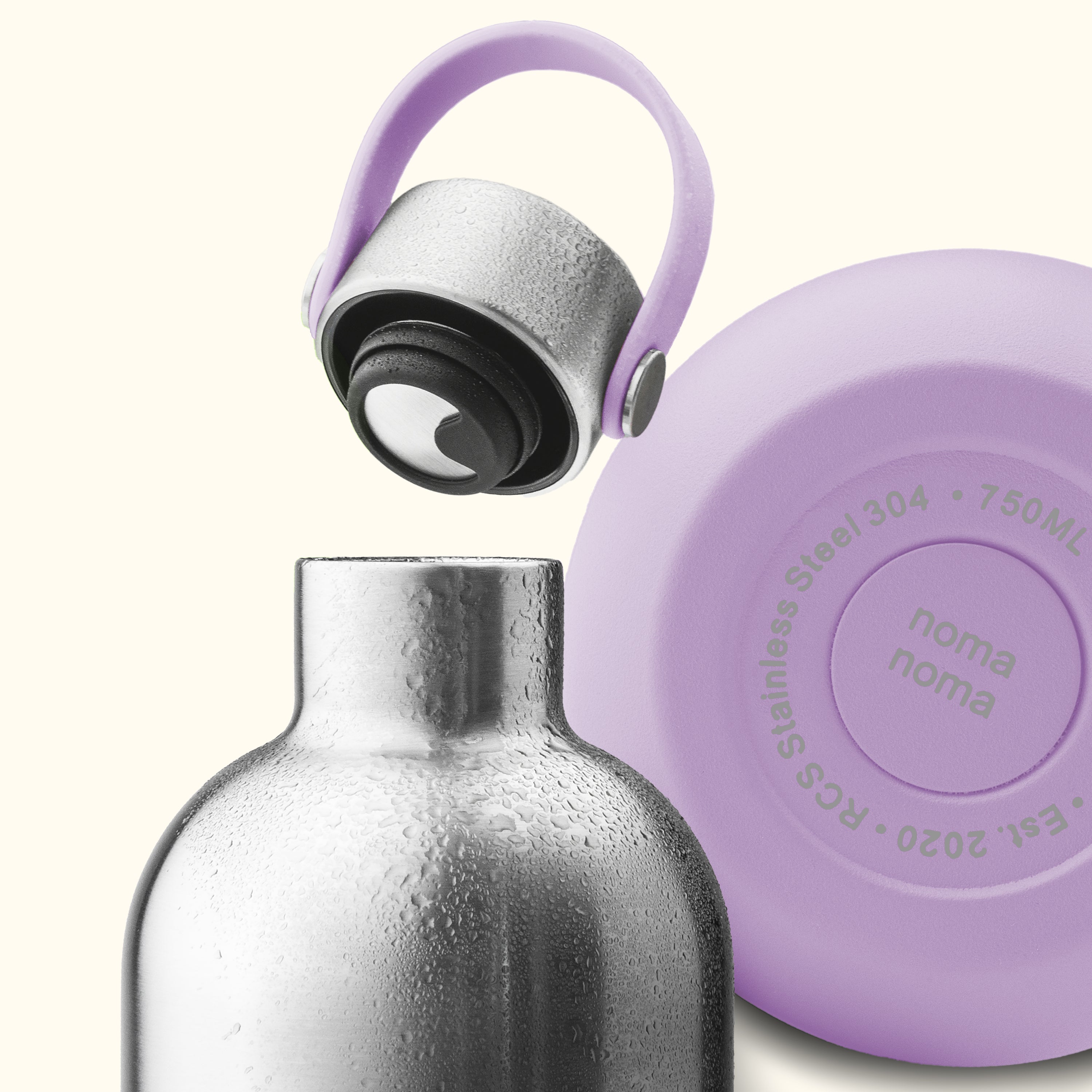 Edelstahl Trinkflasche 500 ml Lavender Purple