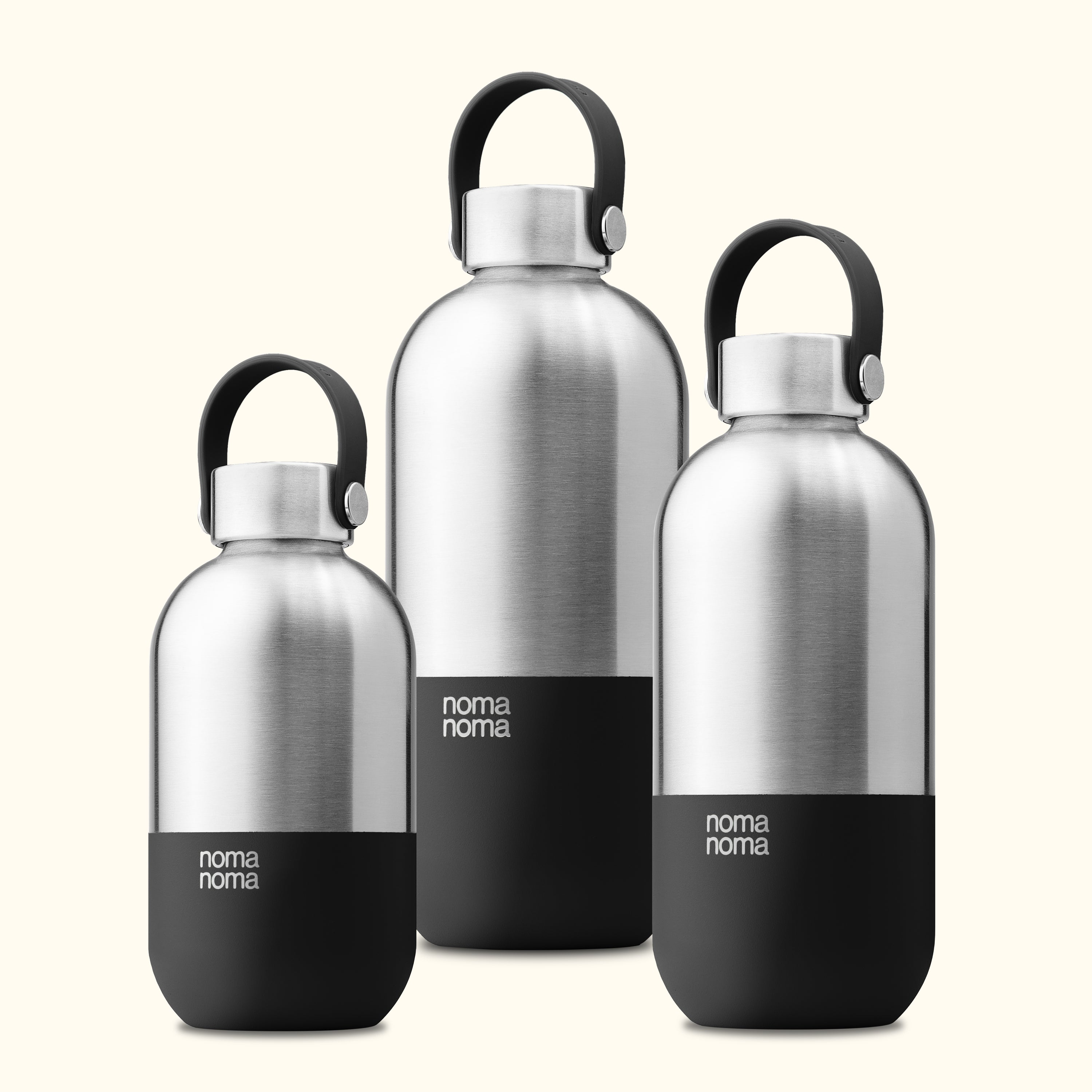 Edelstahl Trinkflasche 750 ml Coffee Black