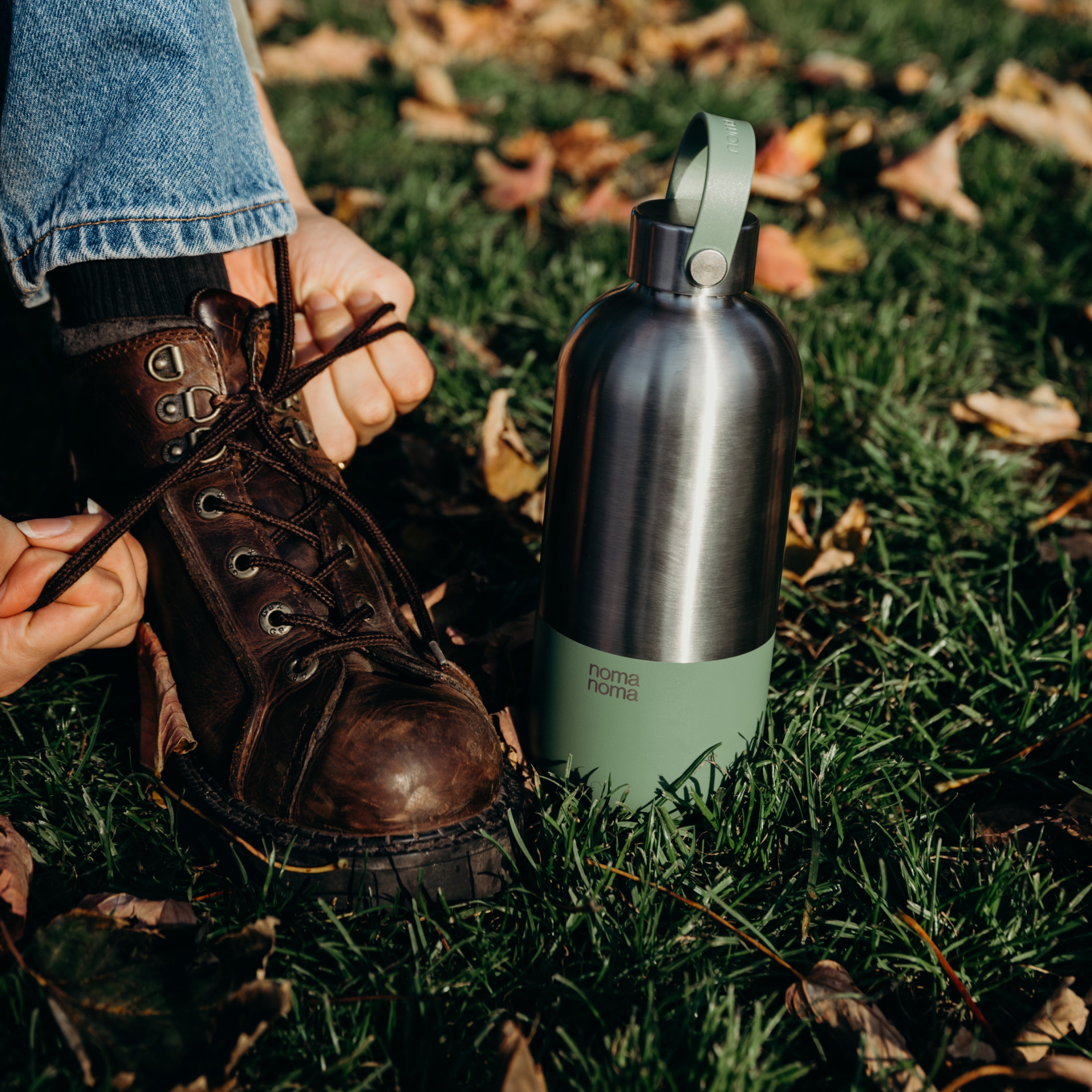 Insulated Bottle 1000 ml Smoothie Green