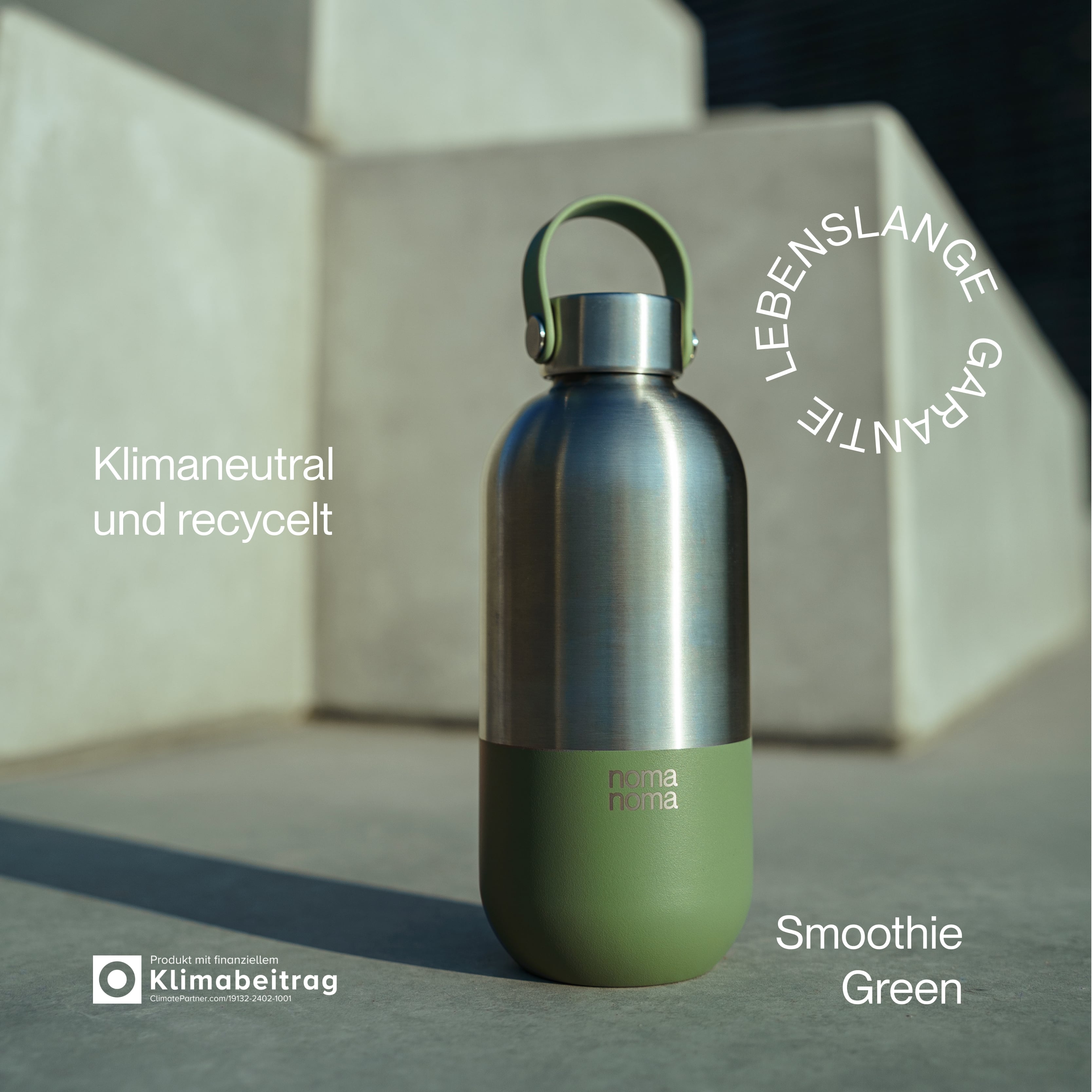Insulated Bottle 750 ml Smoothie Green