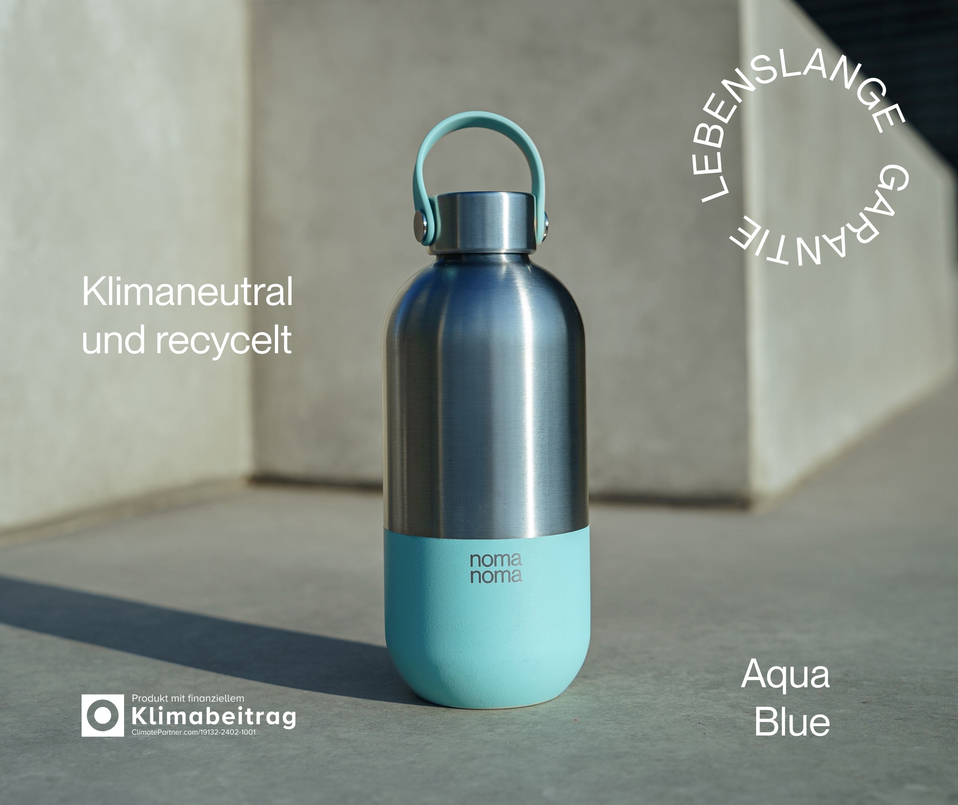 Insulated Bottle 500 ml Aqua Blue