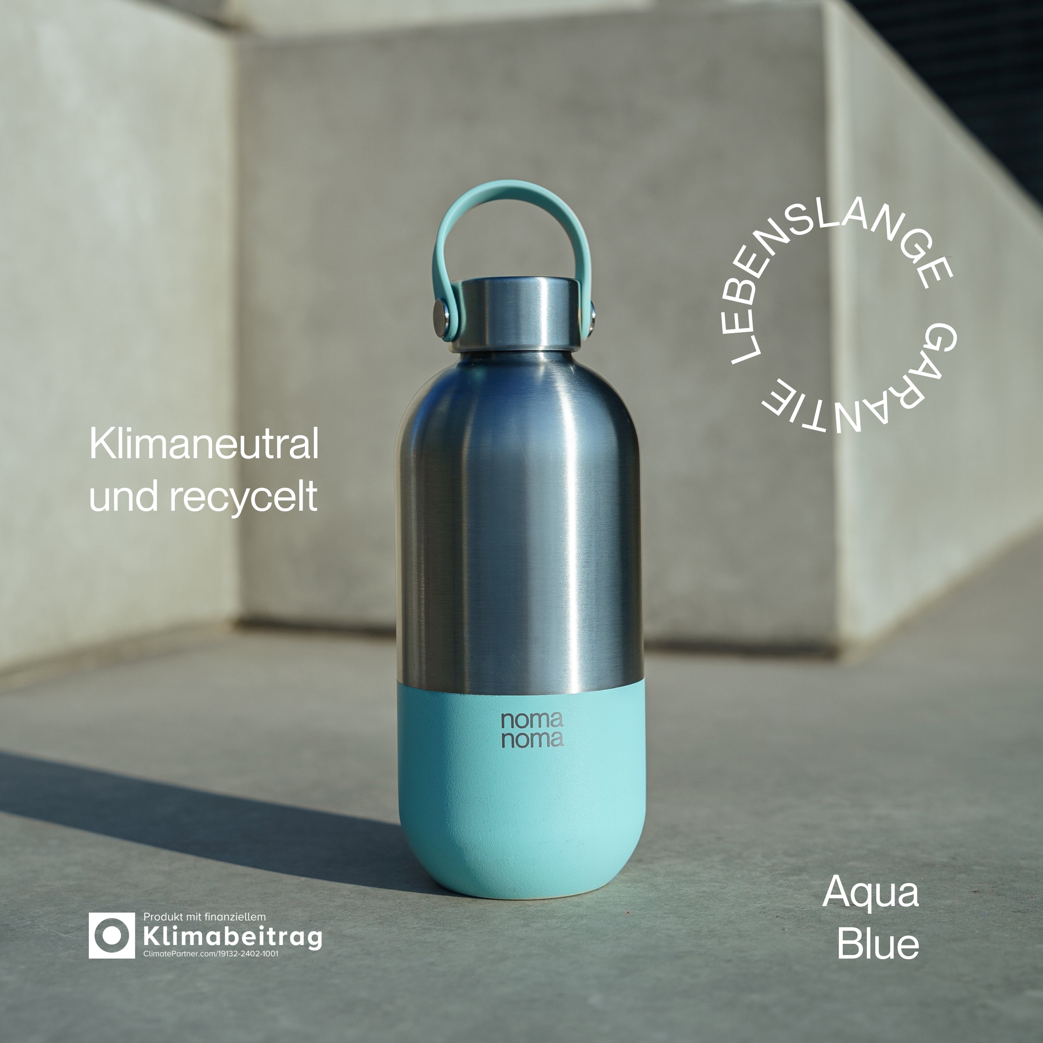 Insulated Bottle 750 ml Aqua Blue