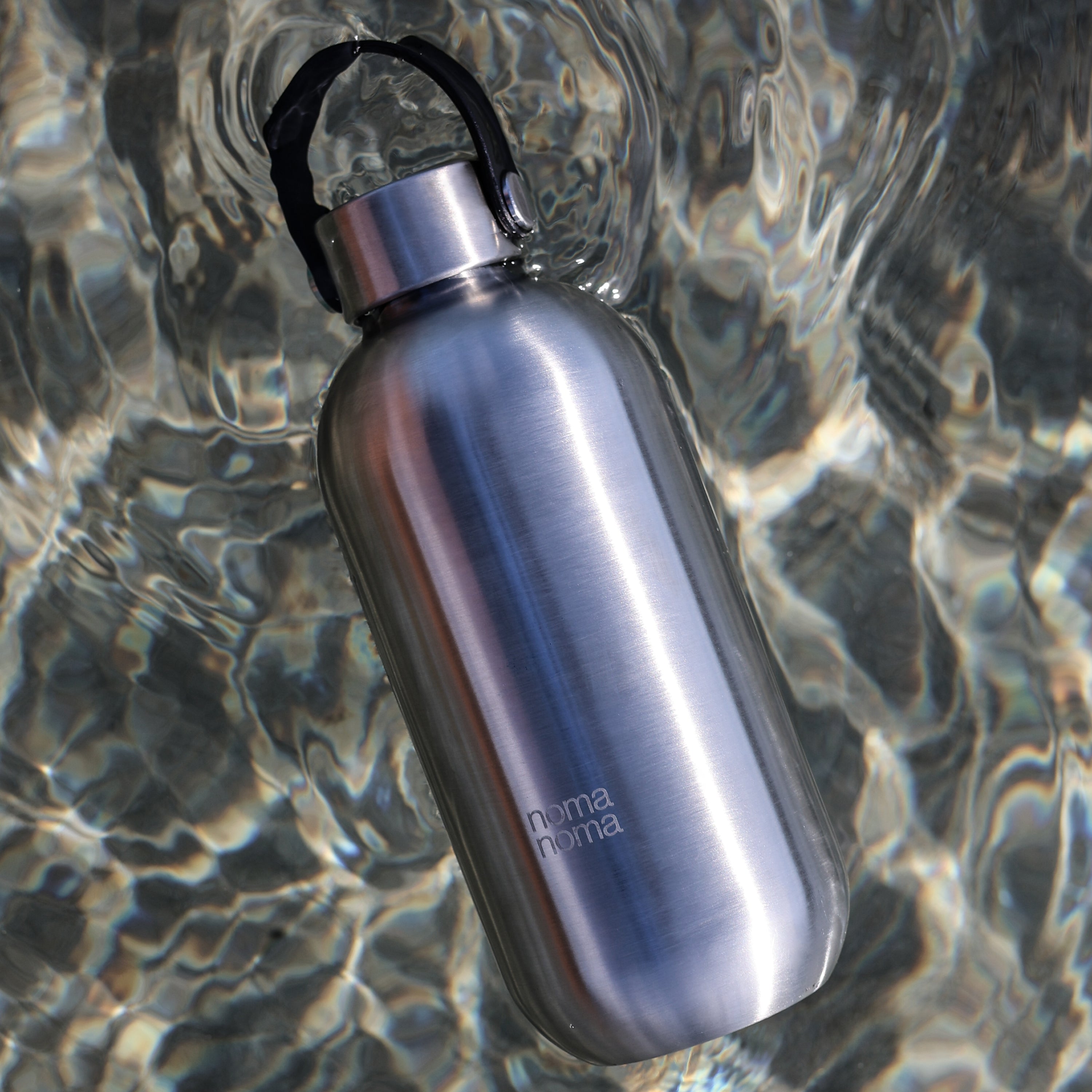 Edelstahl Trinkflasche 750 ml Ice Silver