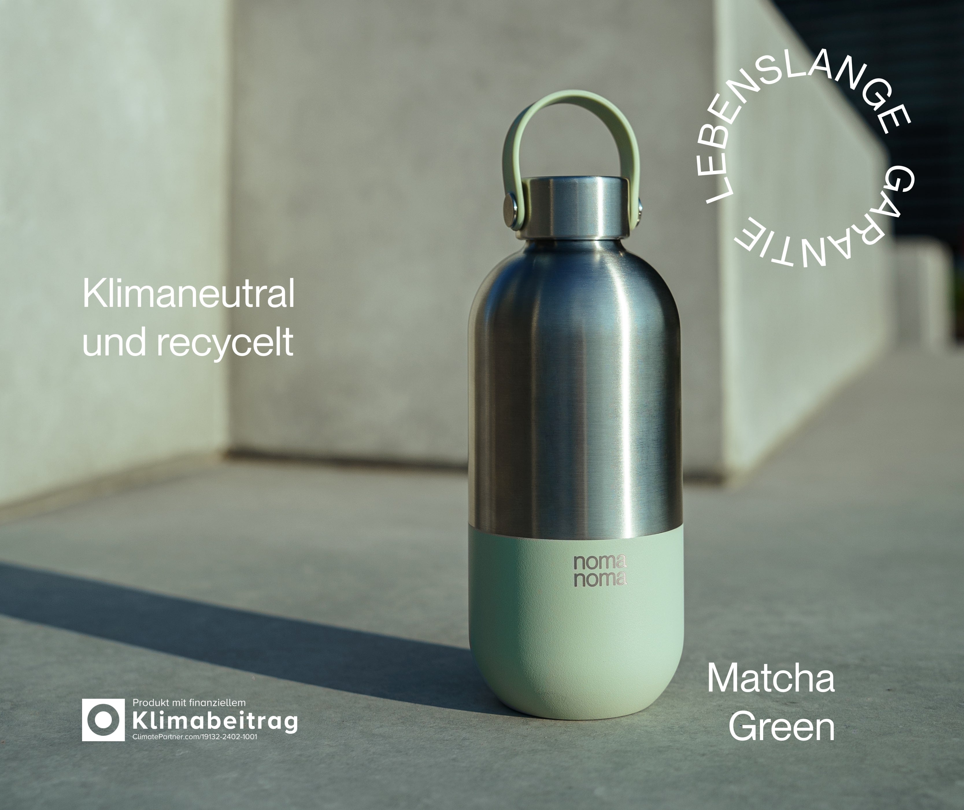 Insulated Bottle 500 ml Matcha Green
