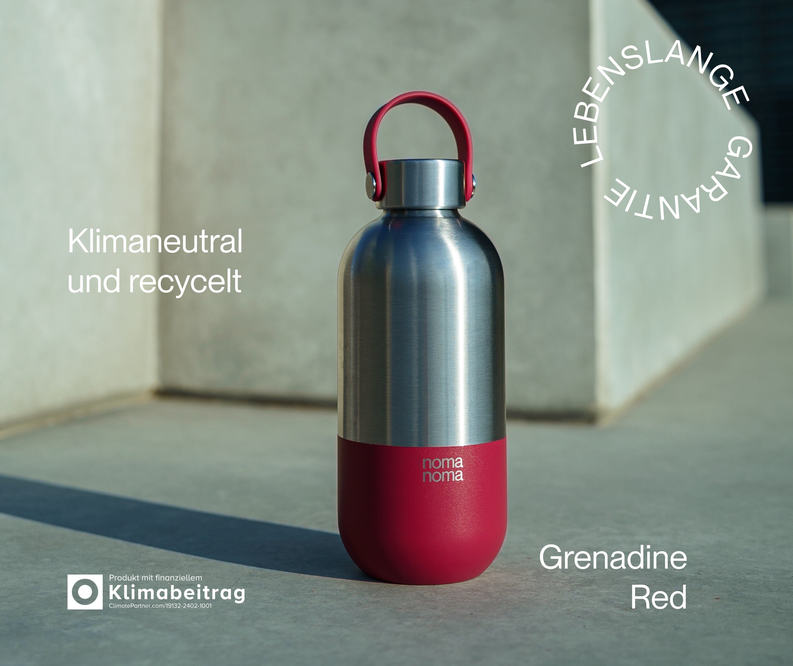 Insulated Bottle 500 ml Grenadine Red