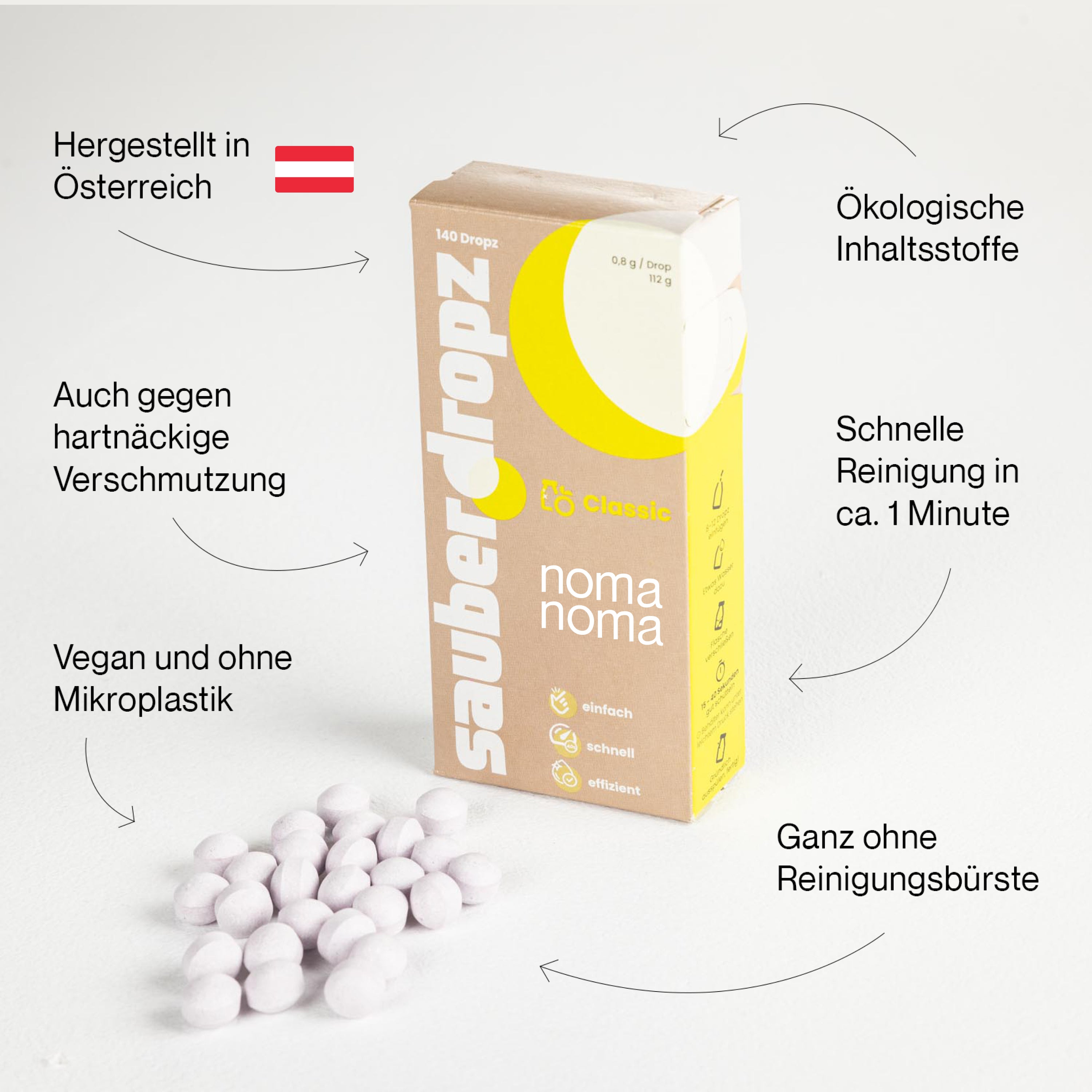 Sauberdropz Trinkflaschen Reiniger