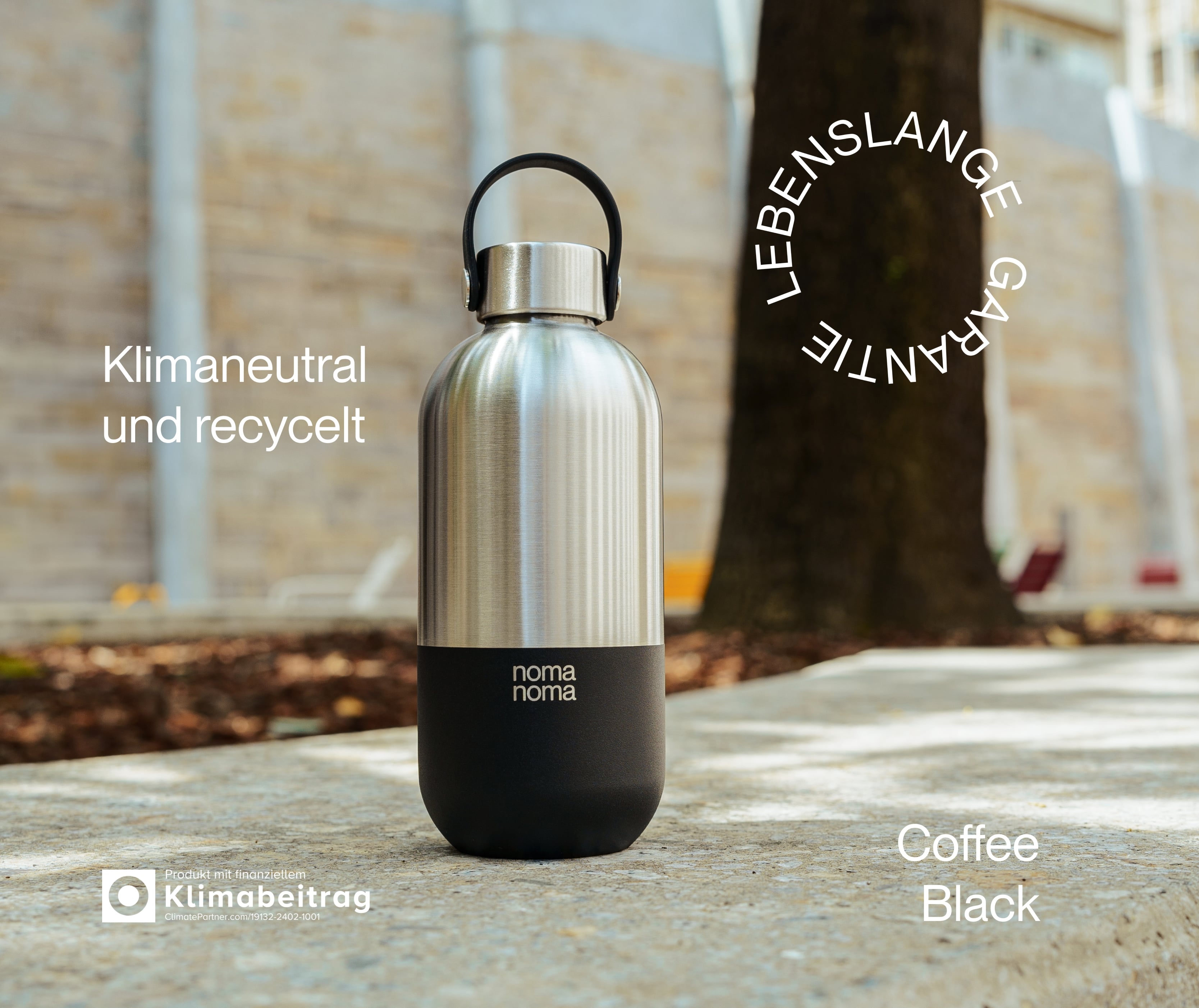 Insulated Bottle 500 ml Coffee Black