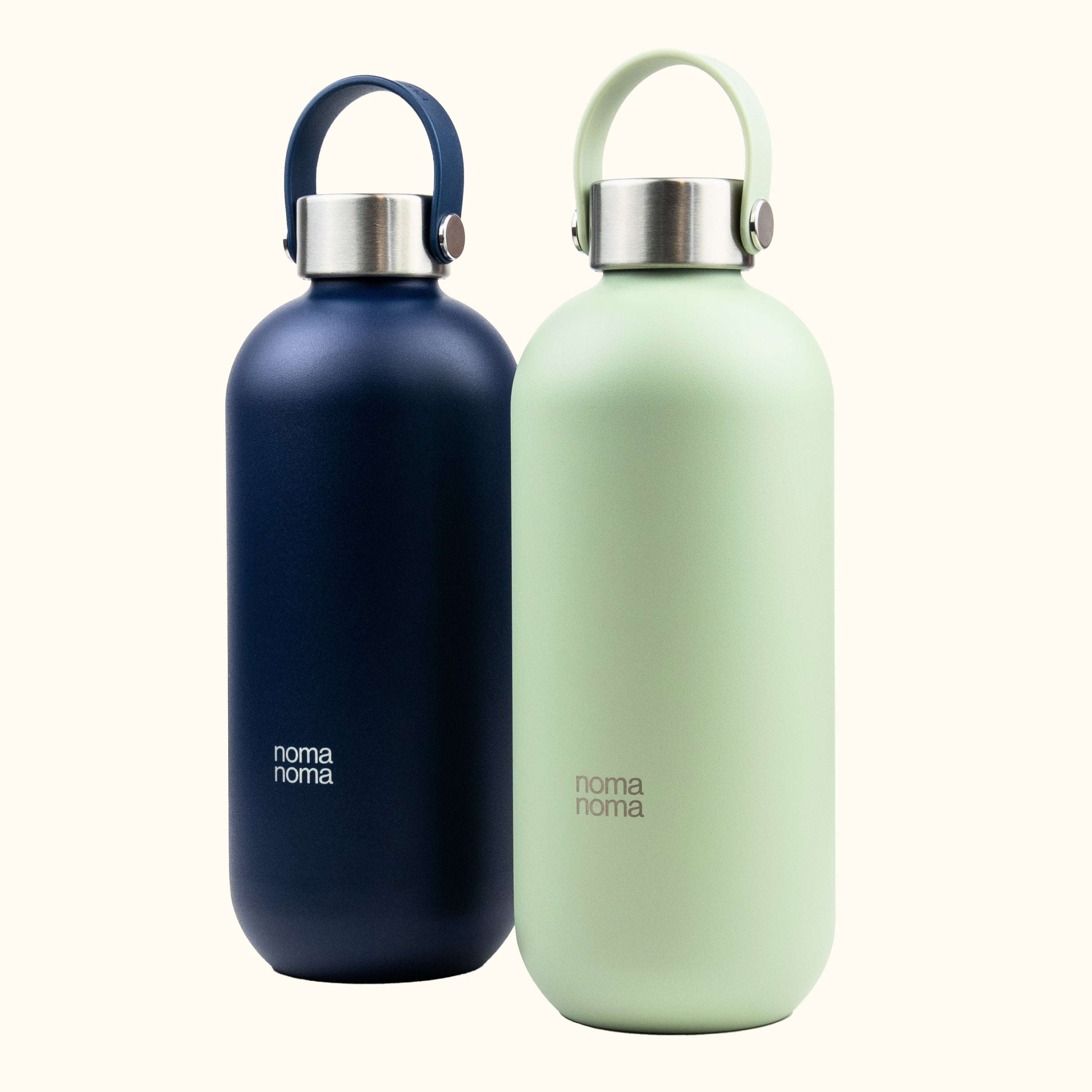 Edelstahl Trinkflasche 1000 ml Soda Blue vollfarbig