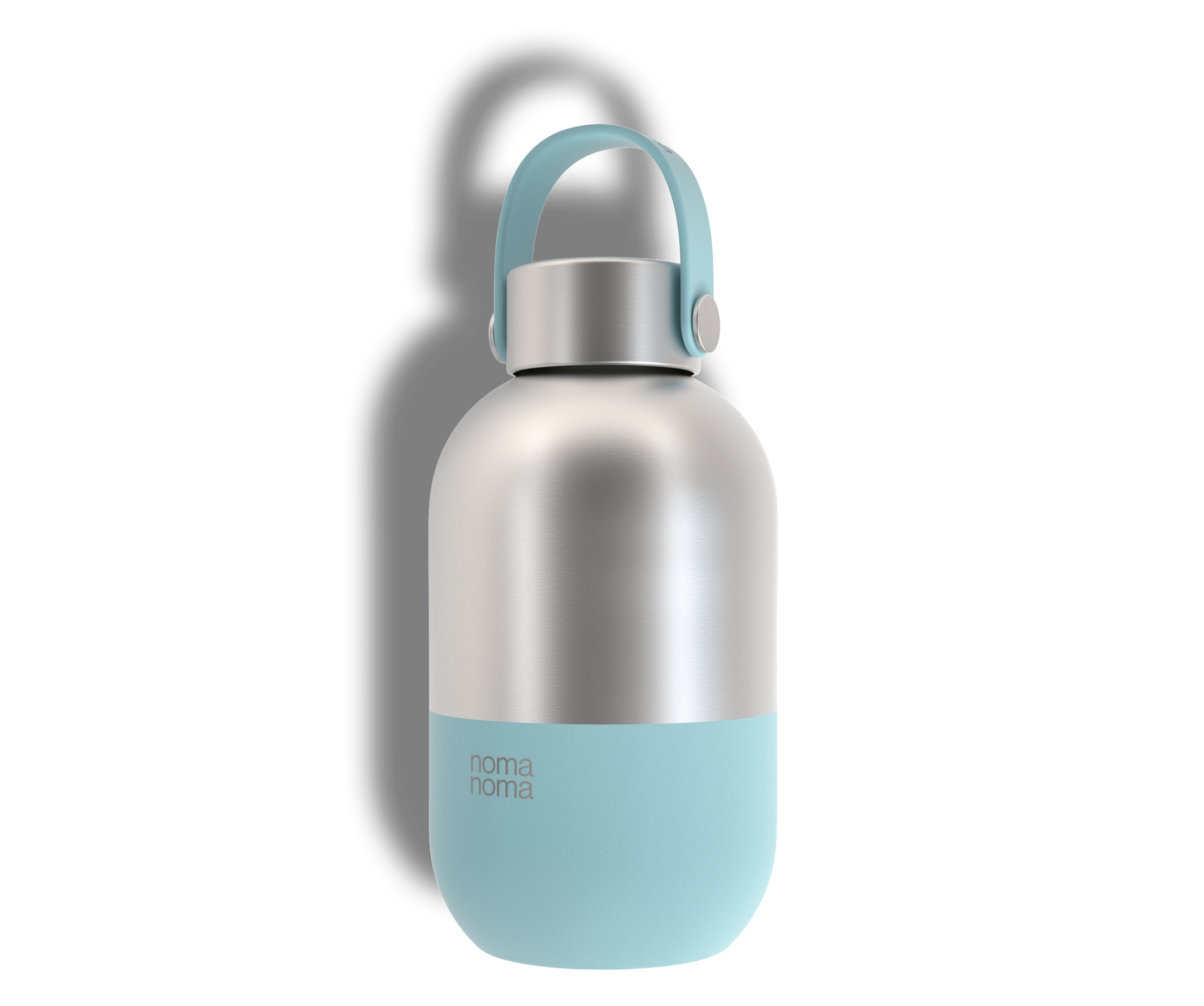Die noma noma 0,5 l Wasserflasche in hellblau