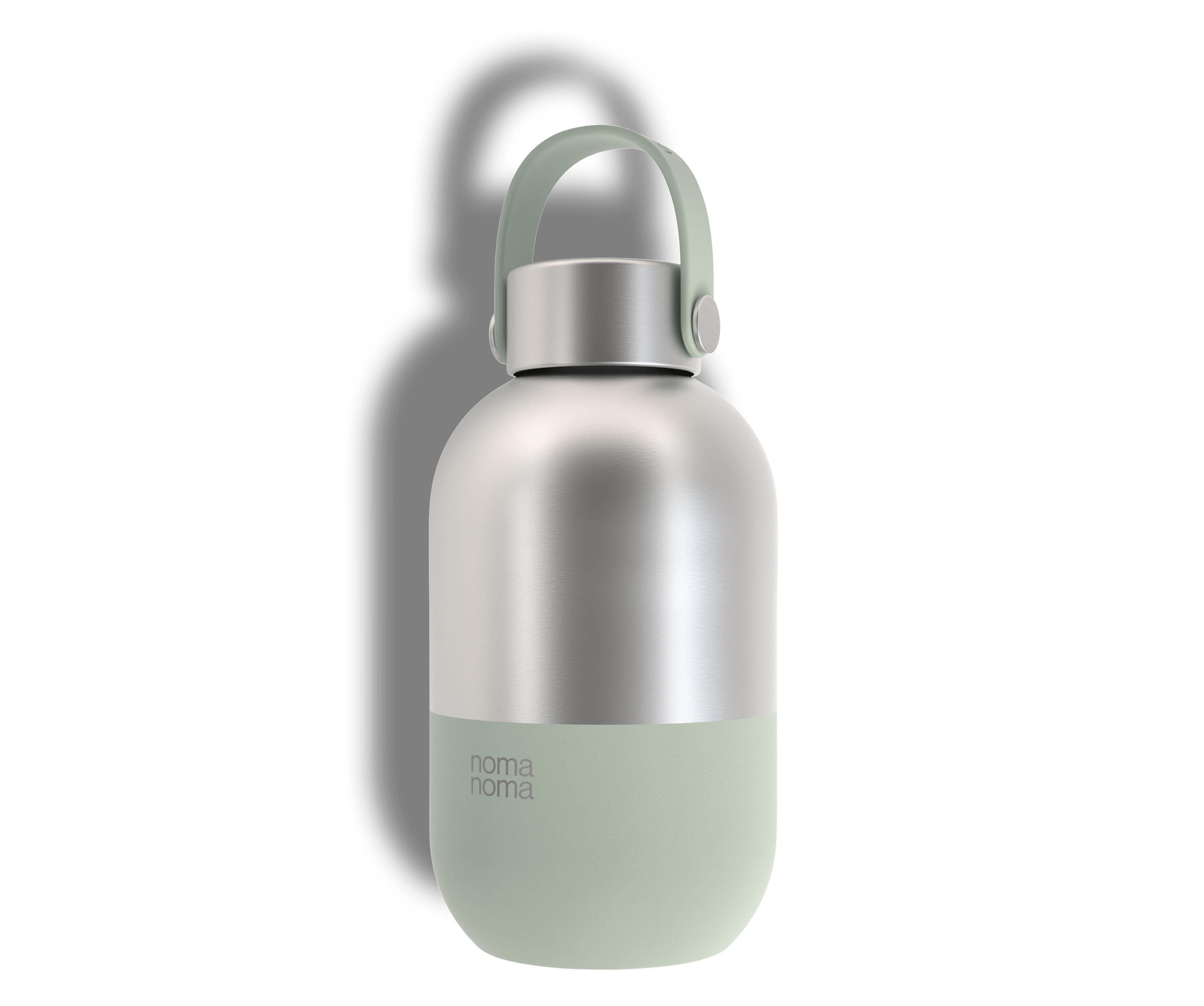 Die noma noma 0,5 l Wasserflasche in hellgrün