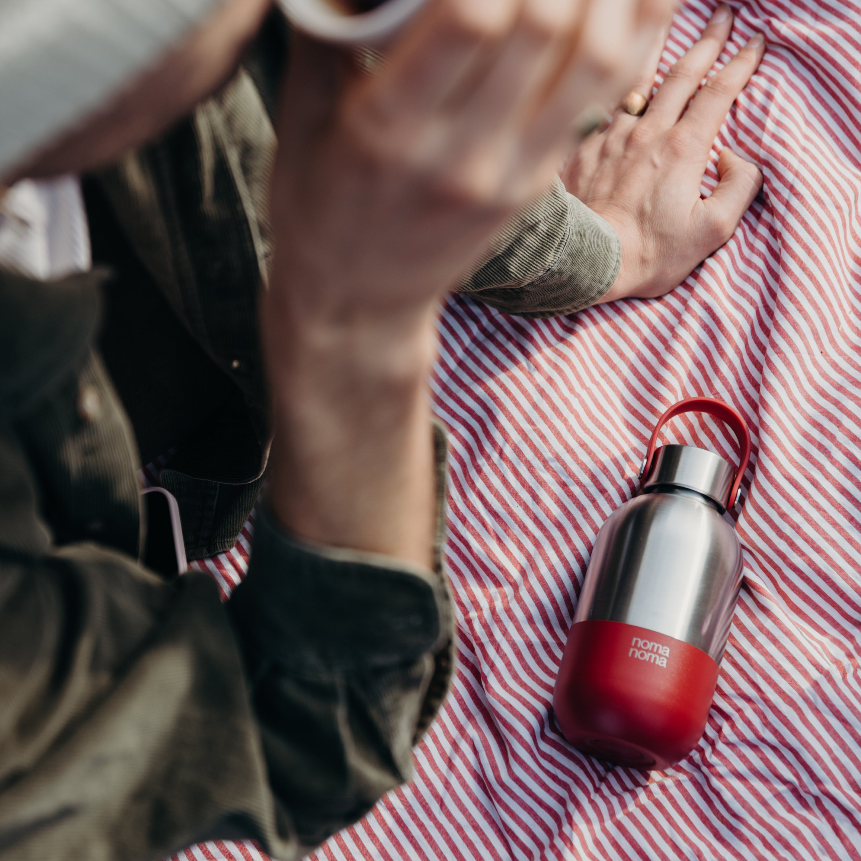 Edelstahl Trinkflasche 500 ml Grenadine Red