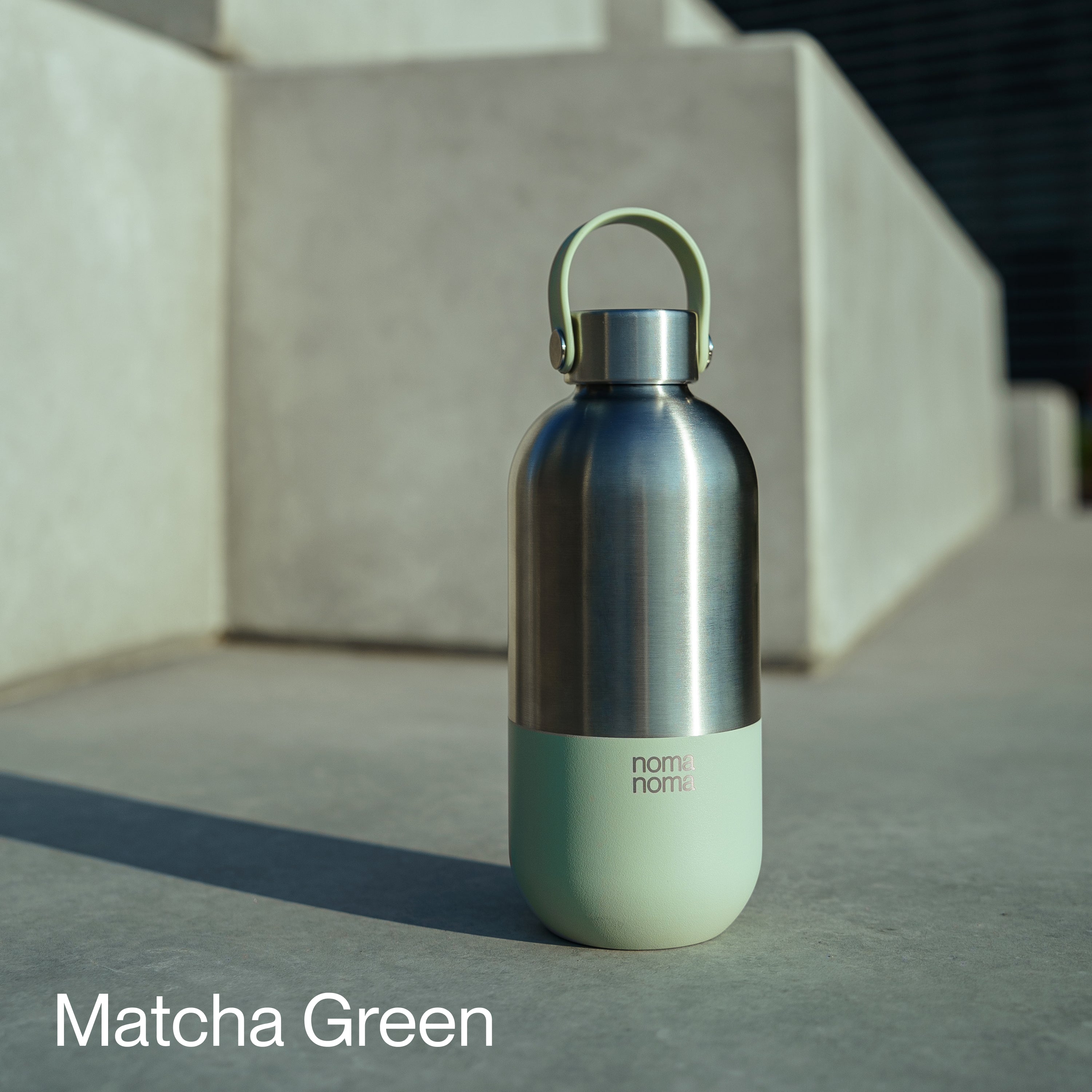 Edelstahl Trinkflasche 500 ml Matcha Green