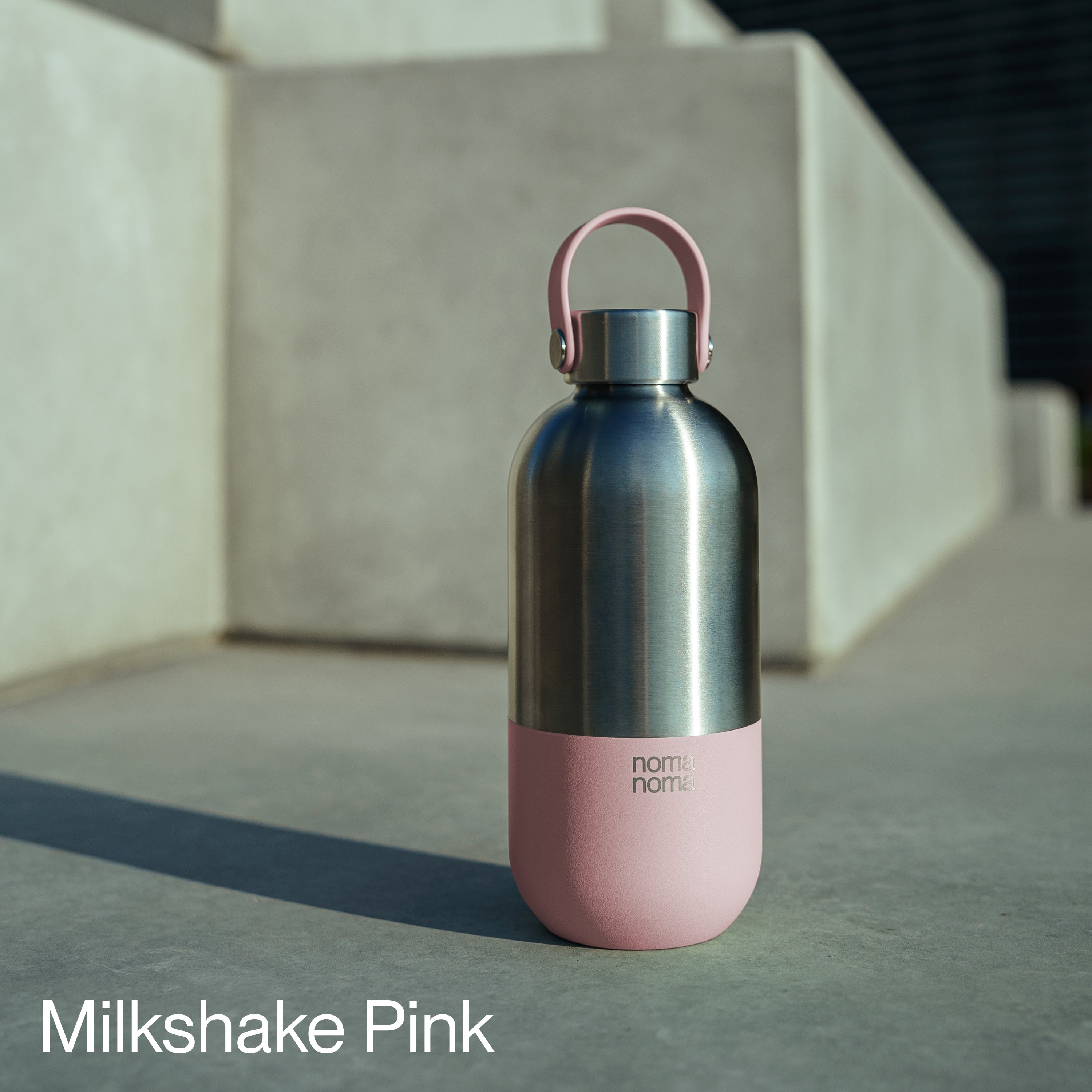 Edelstahl Trinkflasche 1000 ml Milkshake Pink