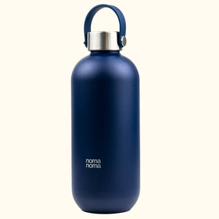 Edelstahl Trinkflasche 1000 ml Soda Blue vollfarbig
