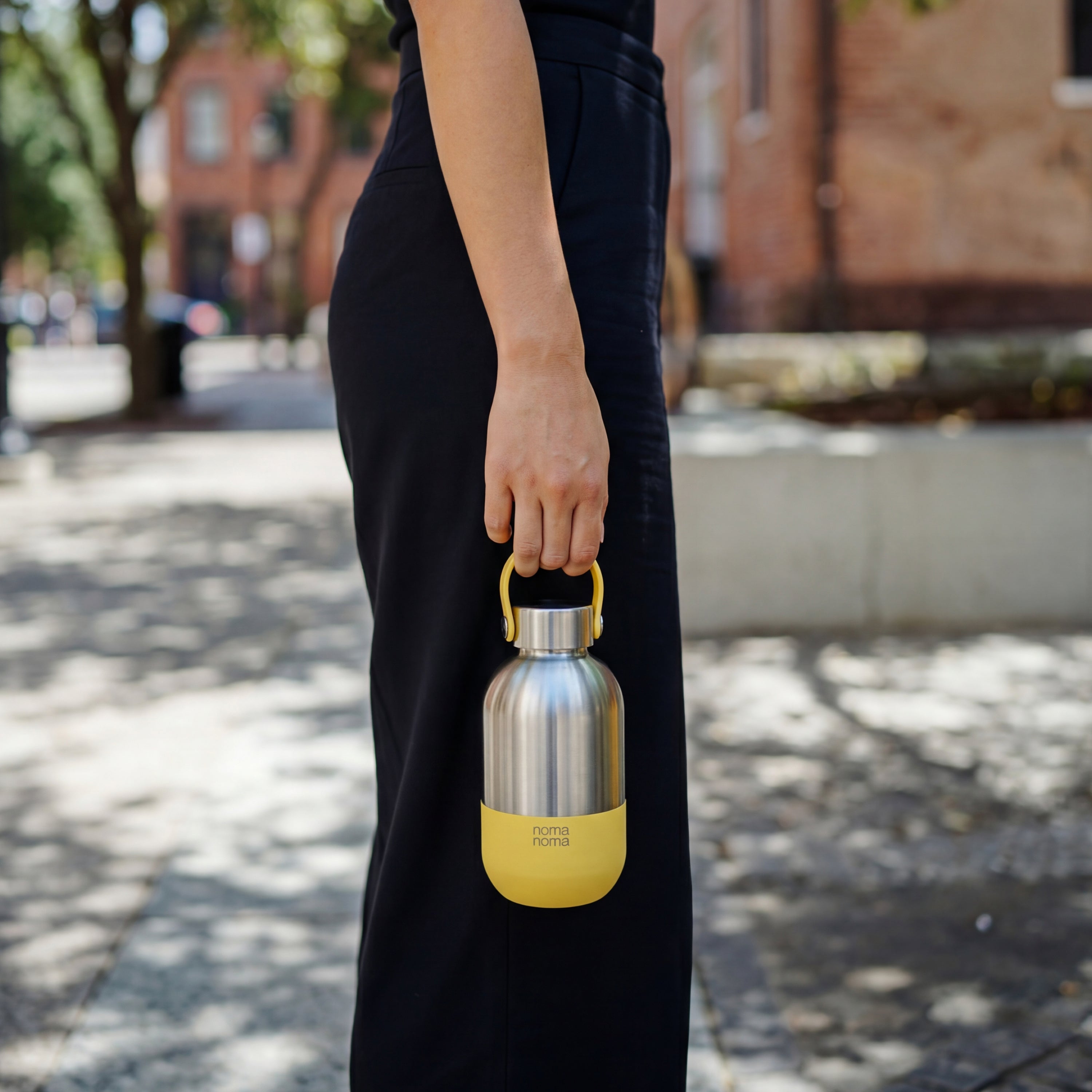 Edelstahl Trinkflasche 500 ml Lemonade Yellow