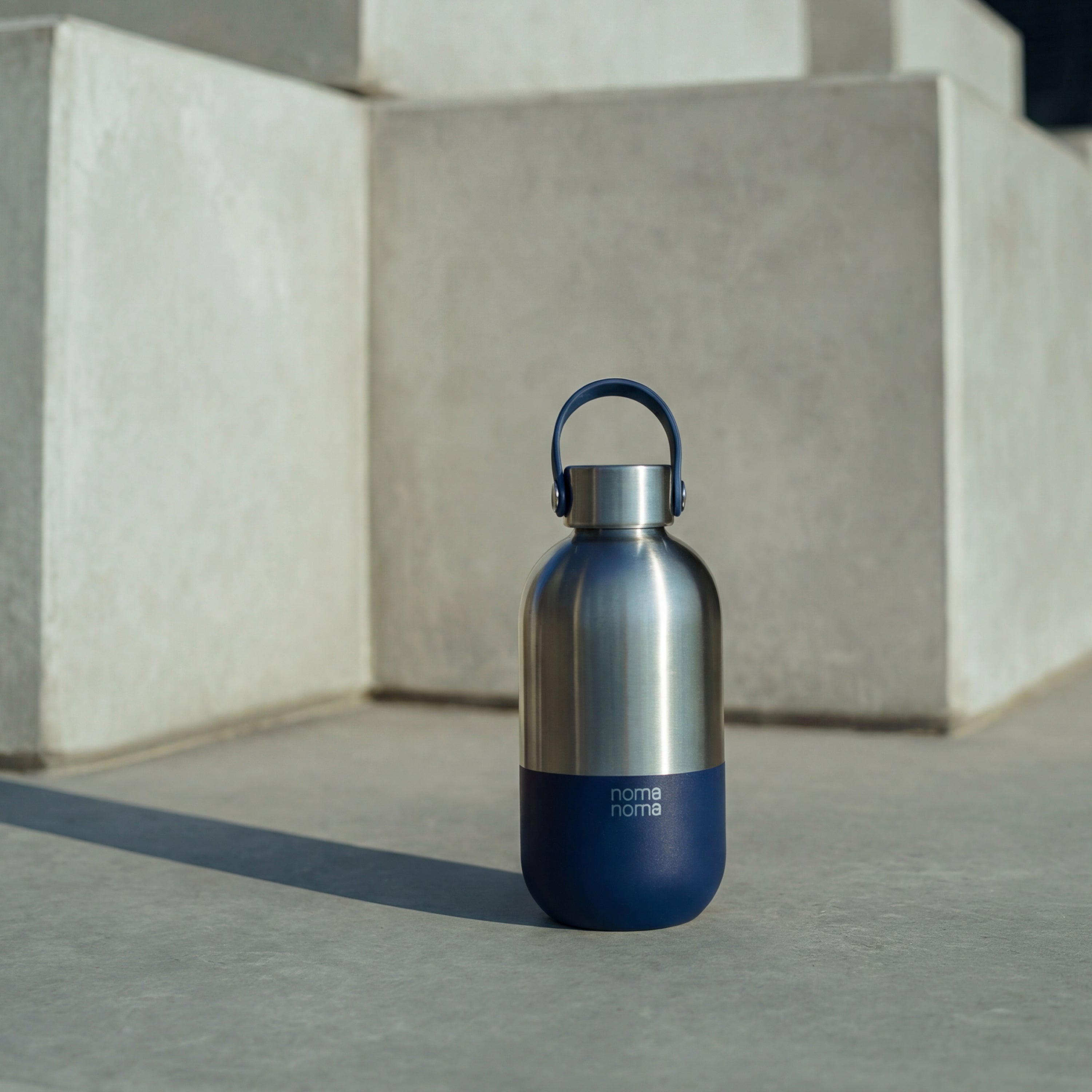 Edelstahl Trinkflasche 500 ml Soda Blue